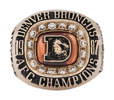 1987 Denver Broncos AFC Championship Ring Presented To Orson Mobley